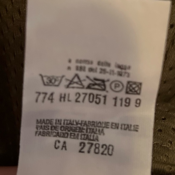 *SOLD* Archive Helmut Lang army green mesh shirt. - Picture 3 of 5